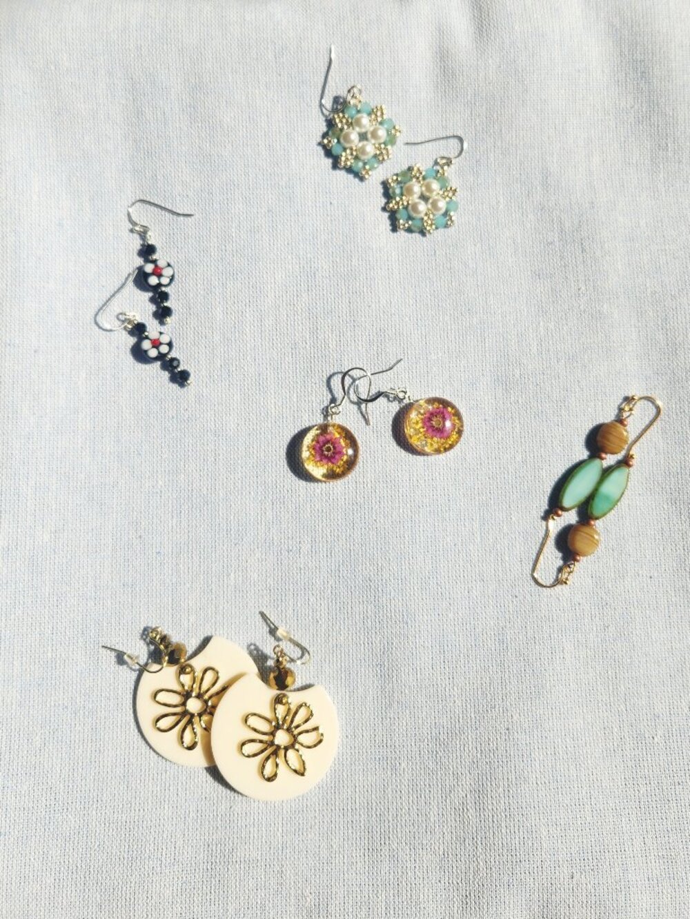 Handmade Artisan Earring Lot-5